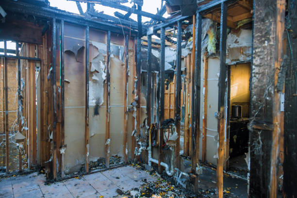 Professional Soot Cleanup technician working in Jupiter, FL